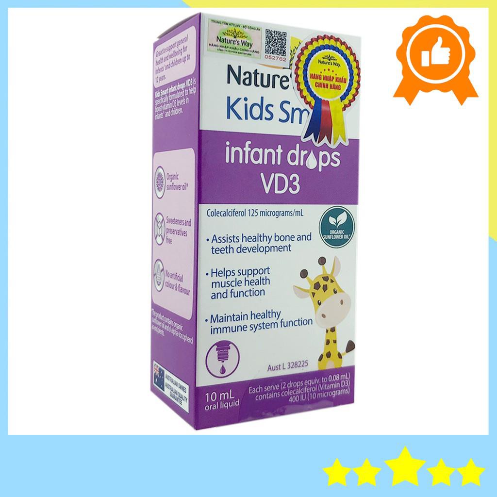 Nature's Way Kids Smart Infant Drops VD3 - Bổ Sung Vitamin D3 Cho Bé | AN BABY|d3 tinh khiết \ d3 cho trẻ sơ sinh