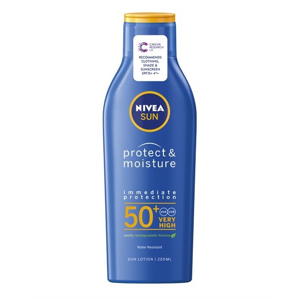 [TOP 1 SHOPEE] Kem chống nắng, chống nước Nivea Sun Protect & Moisture SPF50+ Very High (Bill Anh)