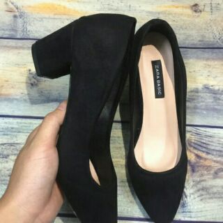 Giày da lộn cao 5 phân