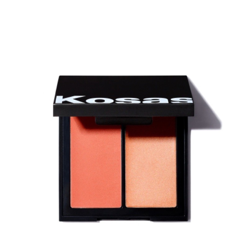 Kosas - Bảng kem má hồng bắt sáng Kosas Color &amp; Light: Crème Cream Blush &amp; Highlighter Duo 9g