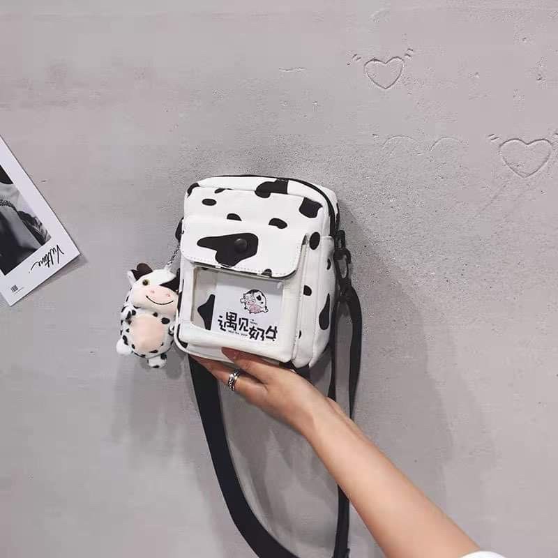 Túi chéo bò sữa mini DH12 | BigBuy360 - bigbuy360.vn