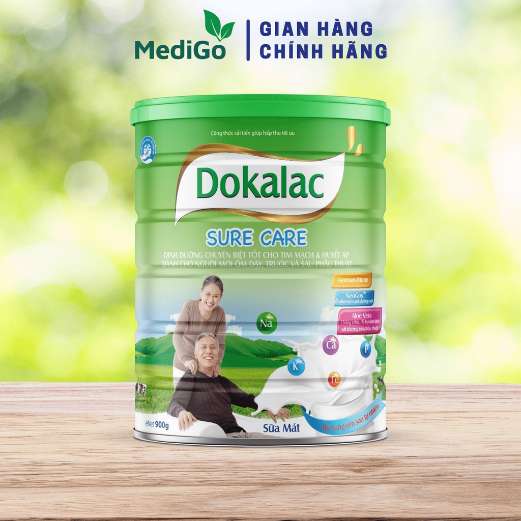 Sữa bột Dokalac Sure Care dành cho người ốm, sau phẫu thuật