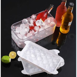 Khay làm đá viên tròn cao cấp (2 size)