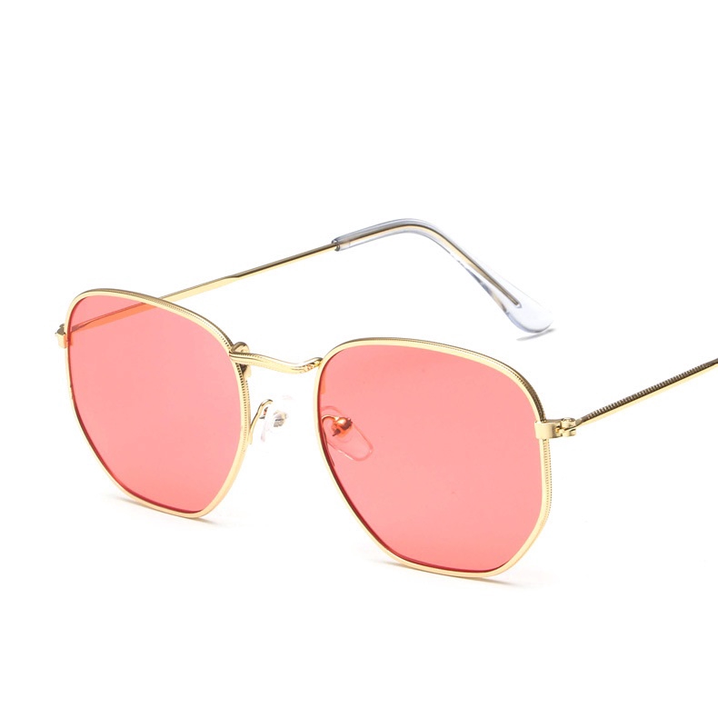 Kính Mát Gọng Kim Loại Chống Tia UV400 Phong Cách Cổ Điển