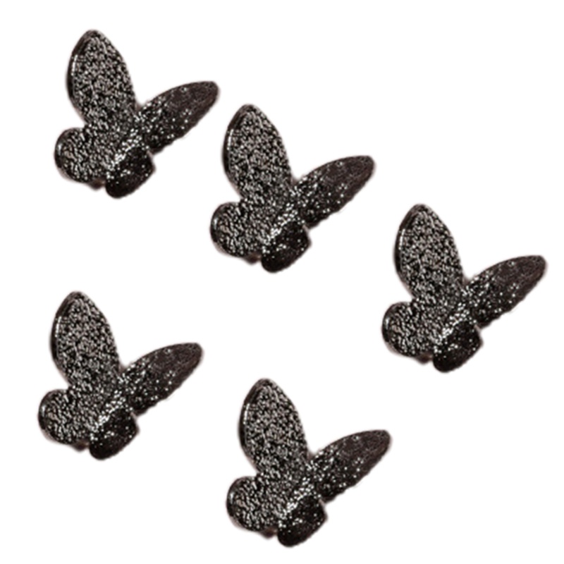 Phụ Kiện Trang Trí Móng Tay Hình Bướm 3D Bằng Kim Loại