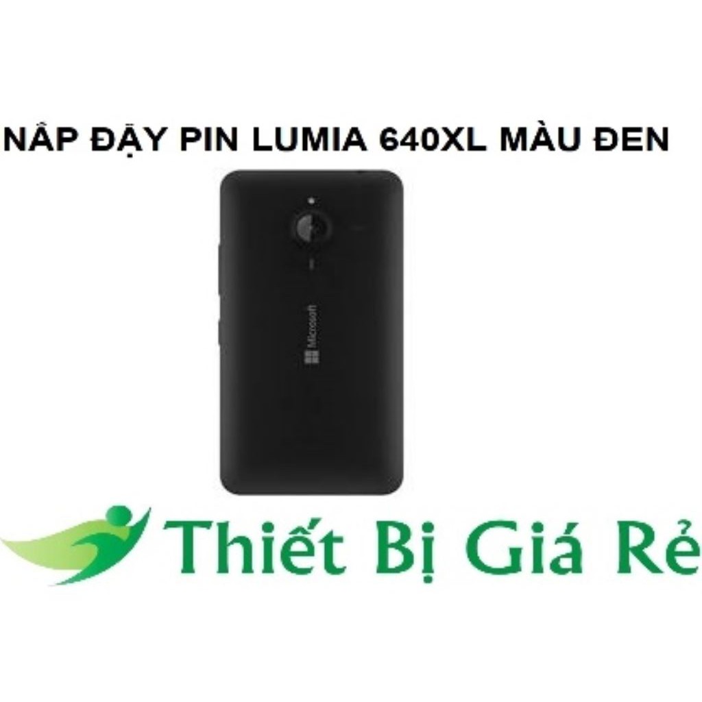 NẮP ĐẬY PIN LUMIA 640XL MÀU ĐEN