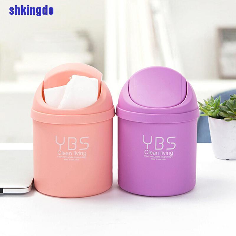 Thùng rác cỡ nhỏ để bàn văn phòng dễ thương