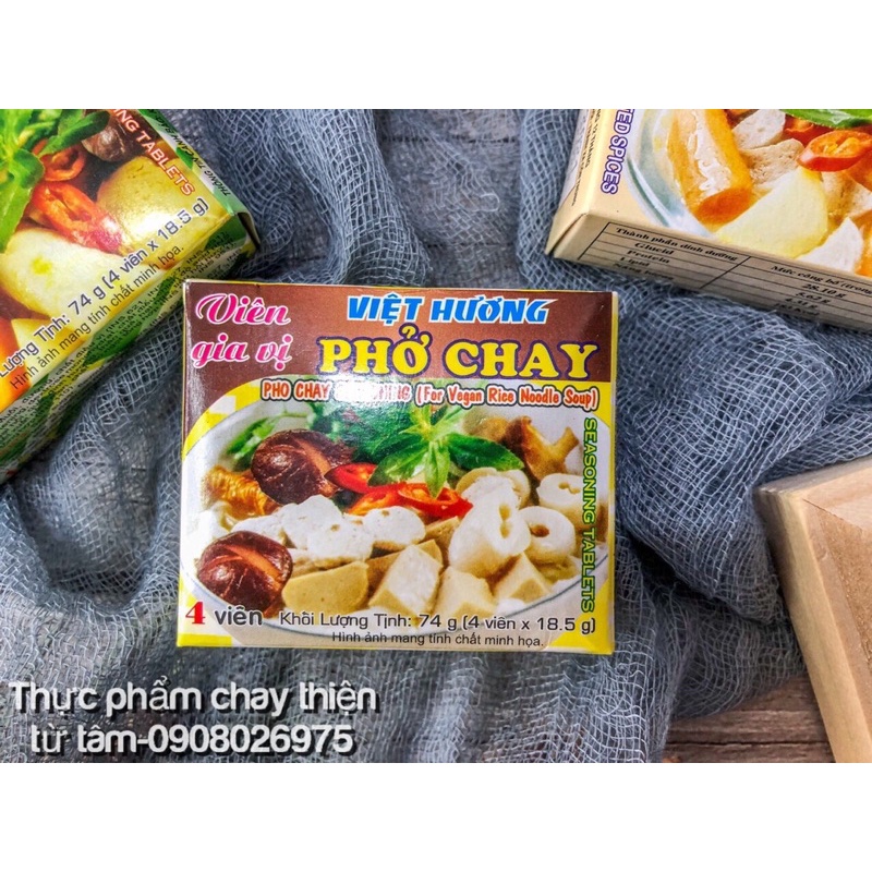 “Gia Vị Cô Đặc Chay Phở -Bún Bò- Bún Riêu -Súp Nấm” Thực Phẩm Chay
