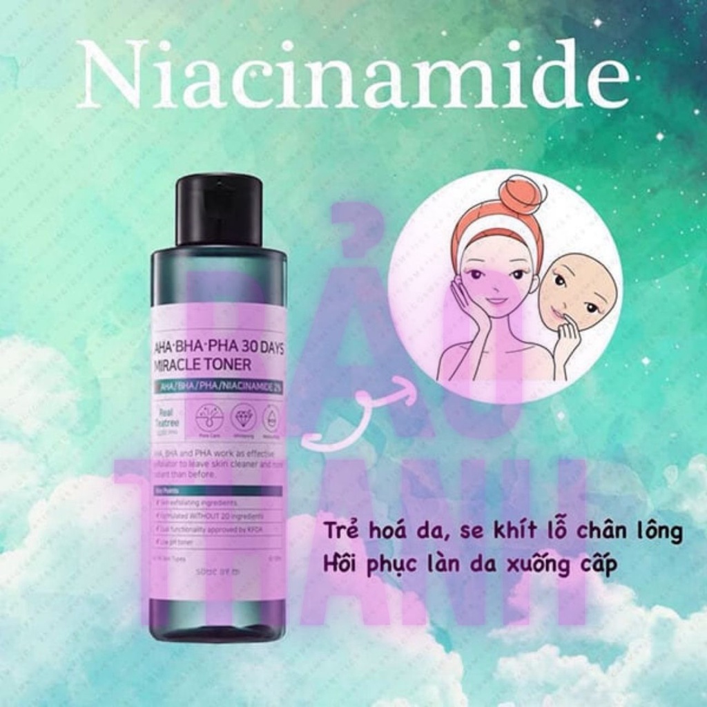 Toner Dưỡng Ẩm Làm Sạch Some By Mi AHA BHA PHA 30 Days Miracle Toner, 150ml_bao_thanh.cosmetic | BigBuy360 - bigbuy360.vn