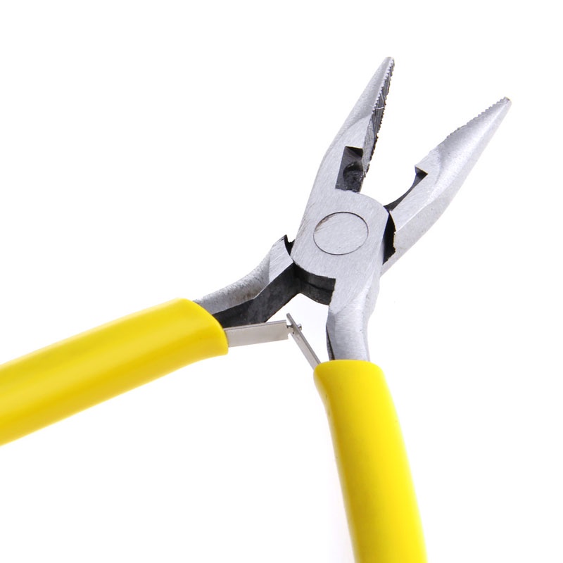 Kìm mũi dài mini bằng thép carbon dùng làm đồ trang sức DIY