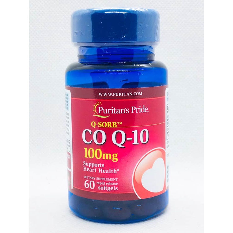 Viên uống bổ sung CoQ10 cho tim Puritan's Pride CoQ10 100mg 60 viên