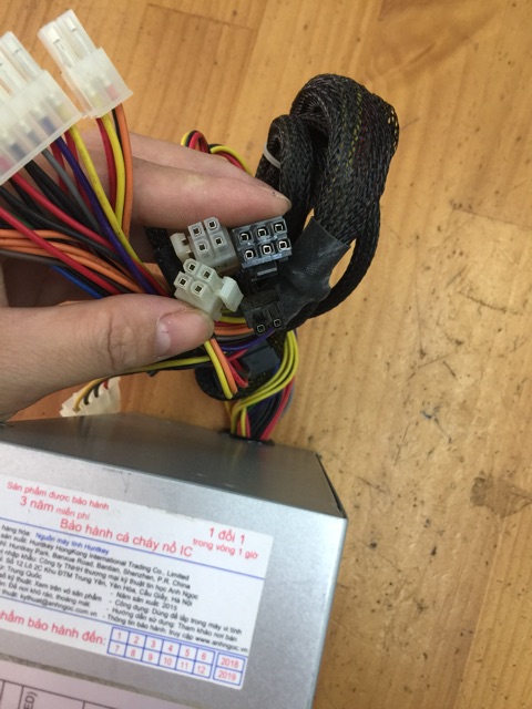 Nguồn hunkey 500w fan 12 có nguồn phụ hình thức đẹp