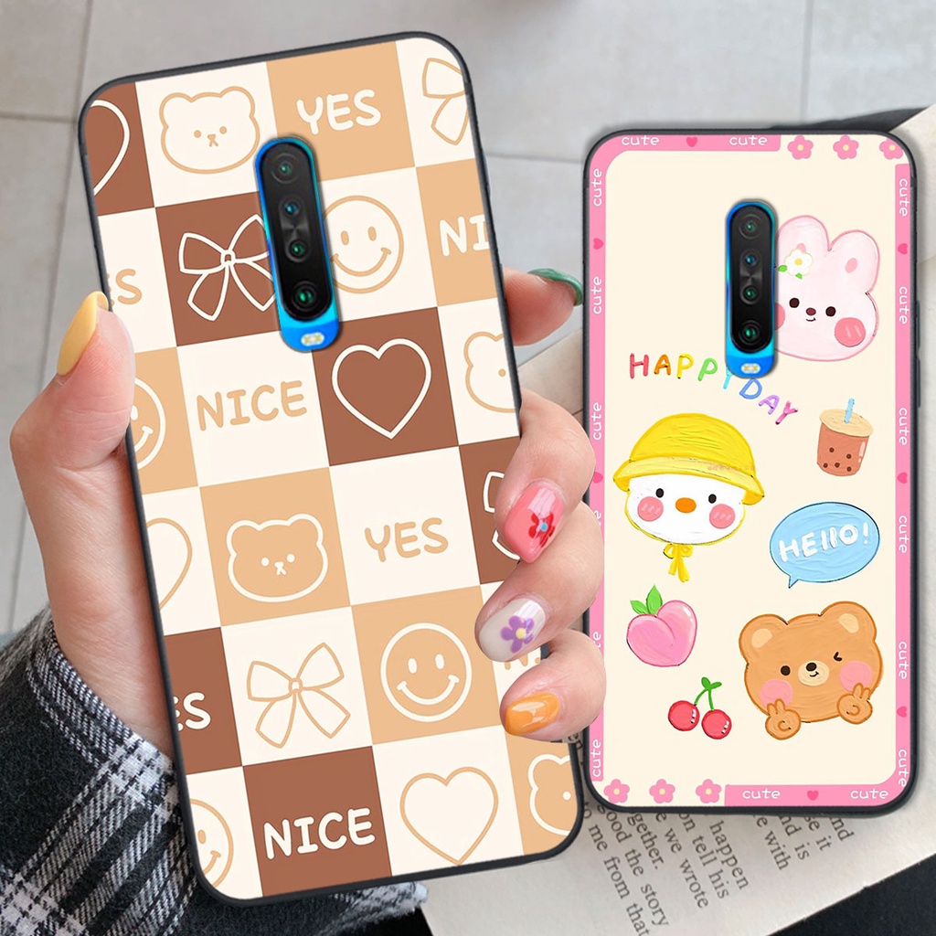Ốp lưng Xiaomi REDMI K30 happy day, gấu bear dễ thương - BỀN - ĐẸP -BAO GIÁ TOÀN THỊ TRƯỜNG