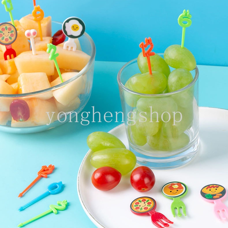 1 Bộ Nĩa Ăn Tráng Miệng / Tráng Miệng / Ăn Tráng Miệng Mini Kiểu Dáng Sáng Tạo Dễ Thương Dành Cho Trẻ Em Dùng
