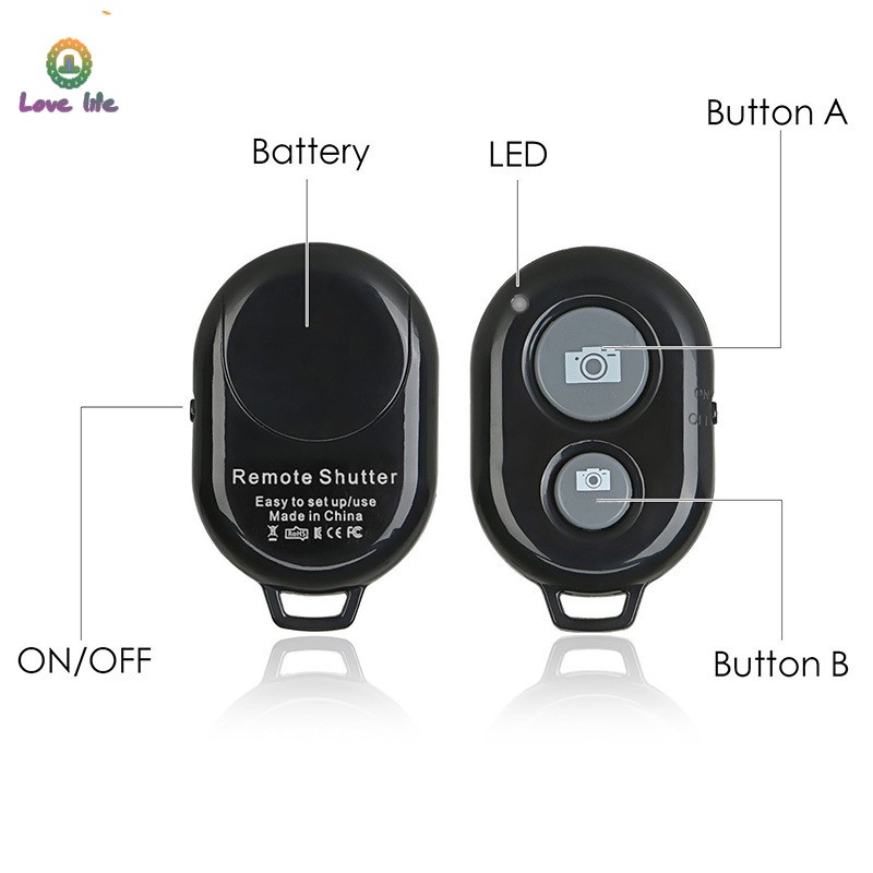 VN✿ Bluetooth Wireless Camera Phone Remote Control Shutter Release for iPhone Samsung Huawei