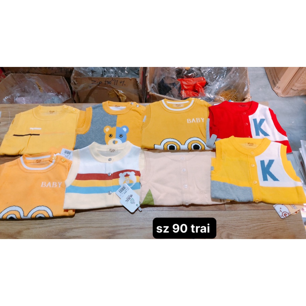 Áo gile len Quảng châu cho bé trai bé gái chọn mẫu XHN735