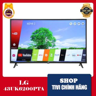 Smart tivi lg 43 inch 4k uhd 43uk6200