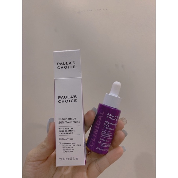 Tinh chất thu nhỏ lỗ chân lông Clinical Niacinamide 20%/10% Treatment