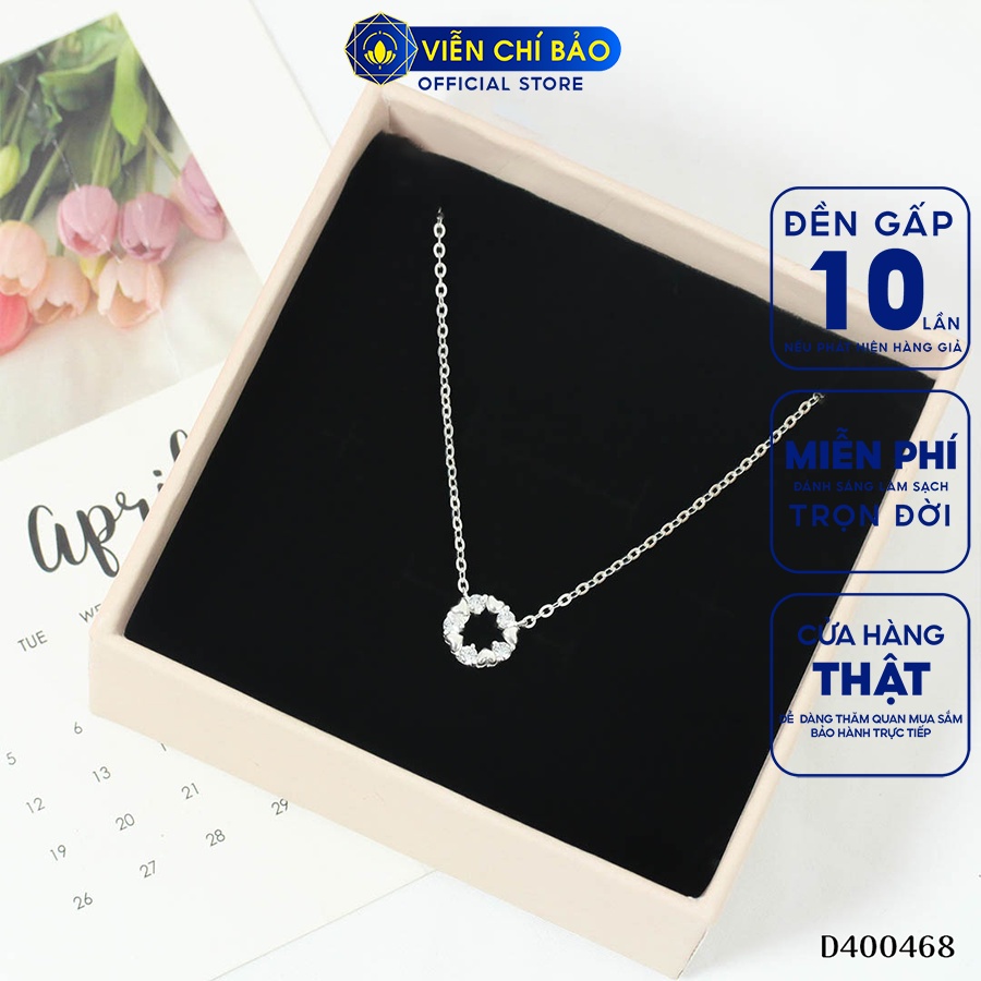 Dây chuyền bạc nữ Lineline love chất liệu bạc 925 thời trang phụ kiện trang sức nữ Viễn Chí Bảo D400468