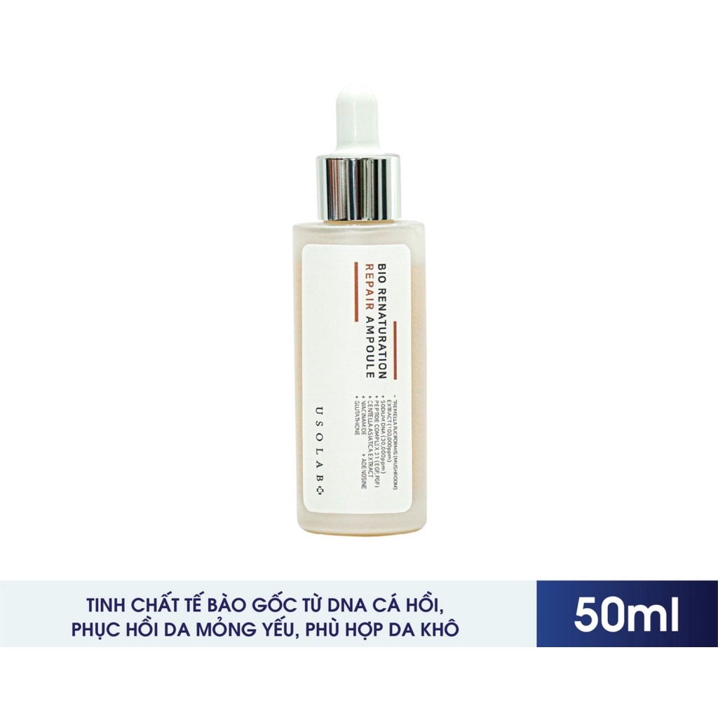 Tinh chất tế bào gốc trắng da, mờ nám - Usolab Bio Renaturation PDRN Ampoule 50ml