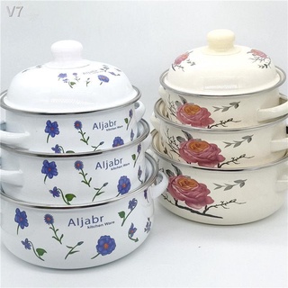 ❆✽Nồi tráng men dày nồi hầm