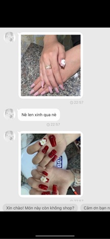 Hoa bột móng nail(kiểu NN sĩ ib sĩ tặng nơ bột)’.