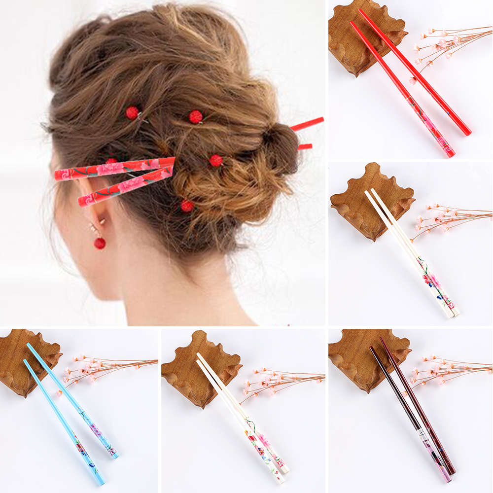 Trâm càI tóc bằng gỗ tự nhiên phong cách cổ điển mềm mại