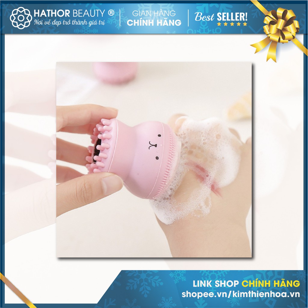 Cọ rửa mặt Masage - Máy rửa mặt Bạch Tuộc - Siêu Cute - Etude House My Beauty Tool Jellyfish Silicon | Hathor Beauty