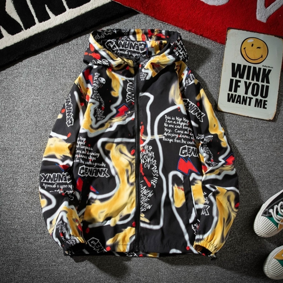 [FREESHIP] 💖ÁO KHOÁC DÙ FORM RỘNG IN 3D  GENANX HOẠ TIẾT💖 ÁO KHOÁC NAM, ÁO KHOÁC NỮ, thông thoáng, chống nước nhẹ | BigBuy360 - bigbuy360.vn