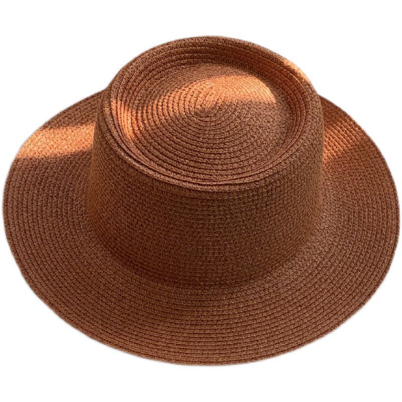 Nhiều màu mùa hè phong cách mới bảng ánh sáng mũ rơm nam giải trí ngoài trời All-Match che nắng cho nữ du lịch kỳ nghỉ mũ