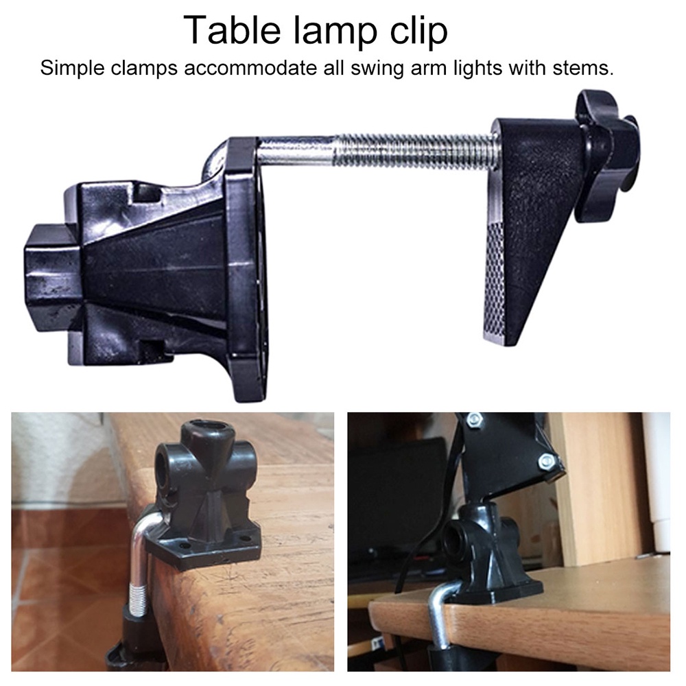Hình ảnh Kẹp cố định đèn led để bàn DIY nhỏ gọn tiện dụng #9