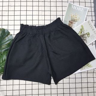 Quần short kaki hai túi lưng thun