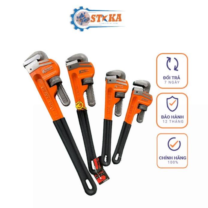 Mỏ Lết Sửa Ống Nước Kapusi Nhật Bản - Mỏ Lết Răng 14 - 24 inch Chuyên Dụng Cho Thợ Sửa Chữa