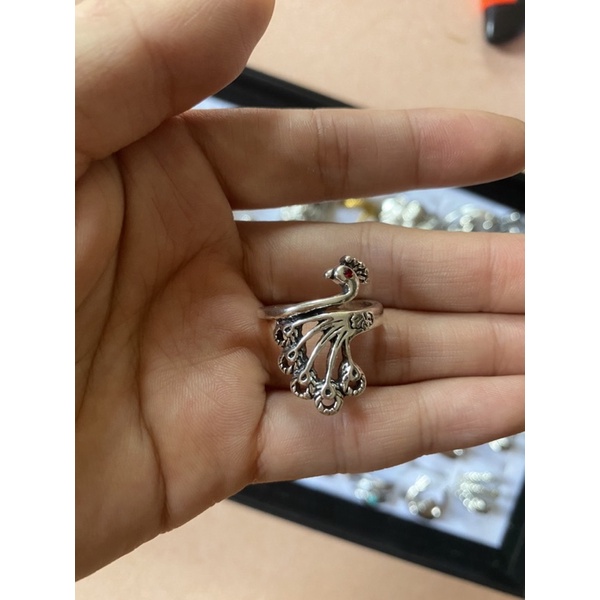 Nhẫn công kim loại  freesize si nhật