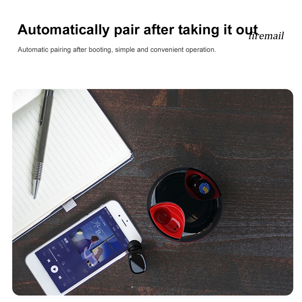 Tai Nghe Bluetooth V5.0 Không Dây Âm Thanh Sống Động Chất Lượng Cao