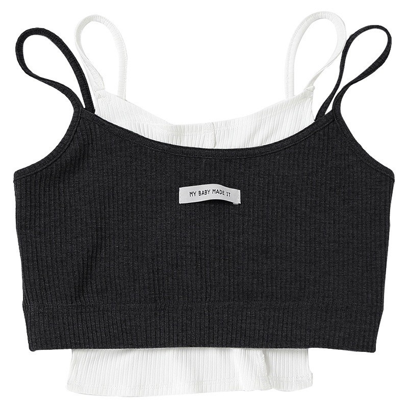 Áo 2 dây croptop nữ, áo tập gym nữ - ANU43