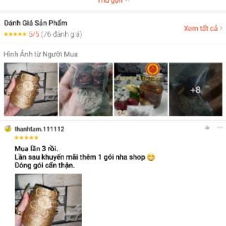 Combo 10 túi yến nguyên chất