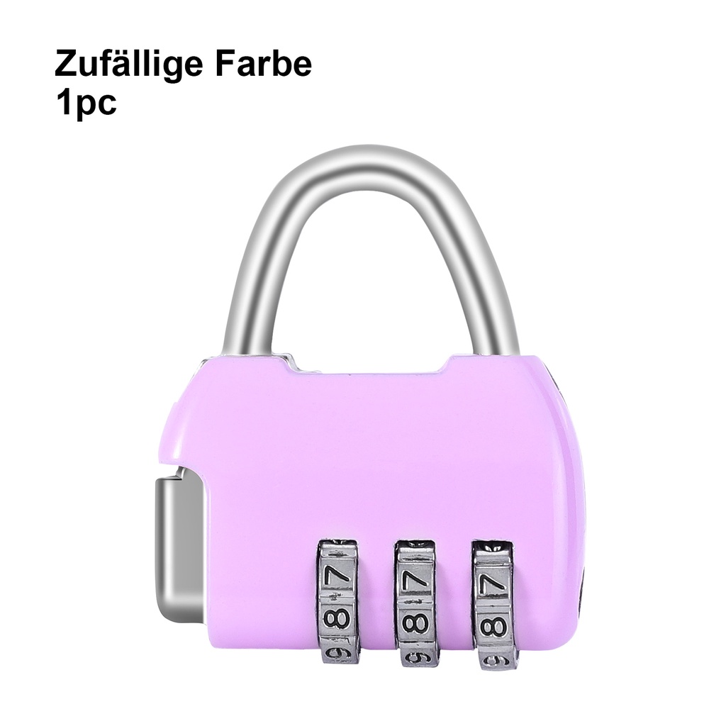 [CHOO] Mini Metal 3 Digits Number Password Luggage Combination Lock Padlock DE