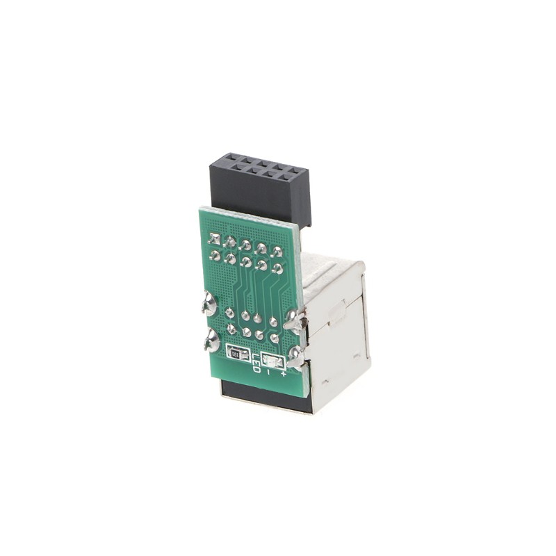 Internal Motherboard 9Pin To 2 Port USB 2.0 A Female Adapter Converter PCB Board | BigBuy360 - bigbuy360.vn