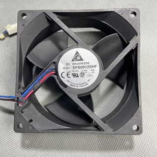 QUẠT TẢN NHIỆT DELTA 9 CM , EFB0912SHF, 12V 0.75 A . GIÓ MẠNH