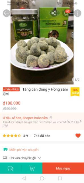 [HOT ]TĂNG ĐÔNG Y HỒNG SÂM QM [hàng chính hãng ] | BigBuy360 - bigbuy360.vn