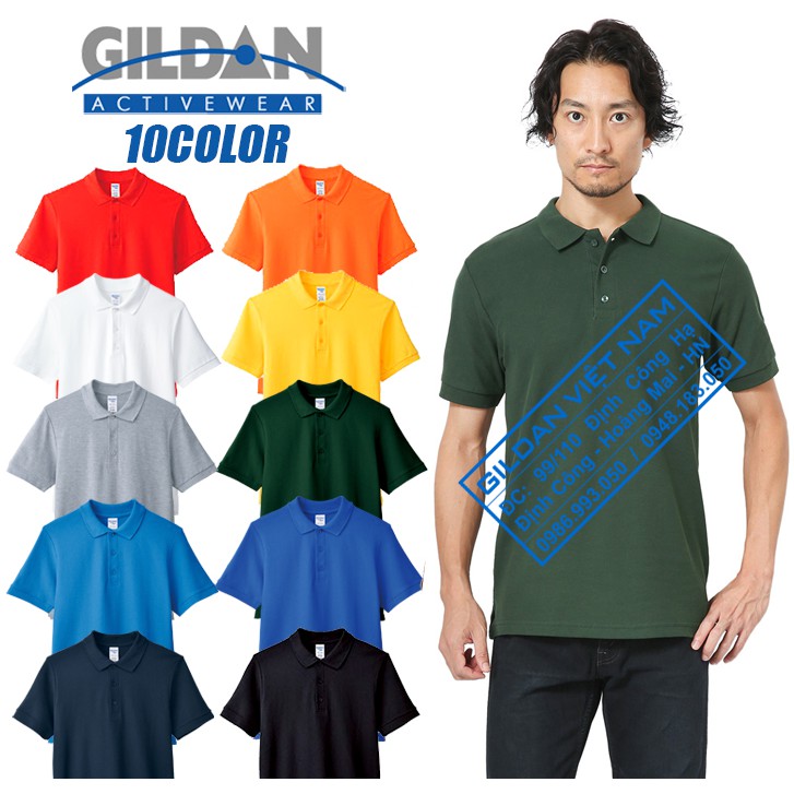 Áo POLO Gildan - Made in Bangladesh