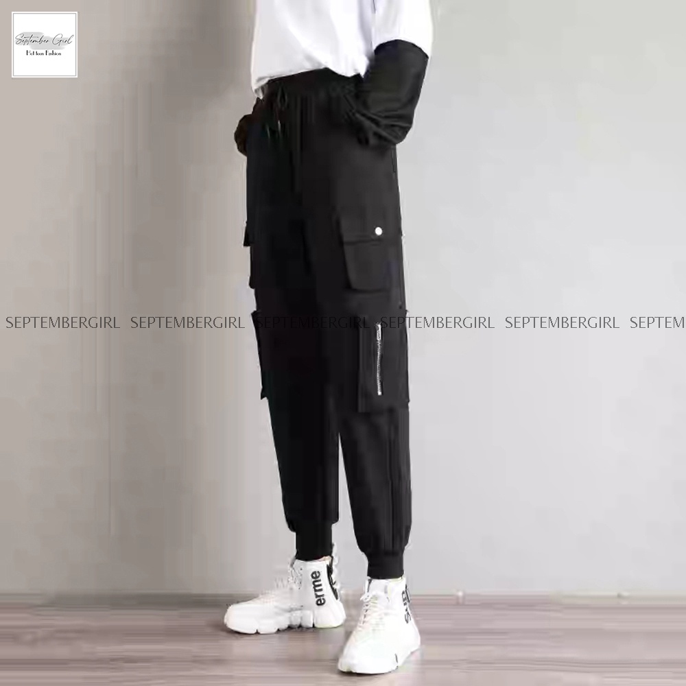 Quần túi hộp bốn túi nữ SEPTEMBERGIRL chất kaki dáng jogger thể thao - JOGGER NAM 9000027V2