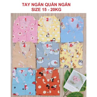 BỘ NGỦ PIJAMA KATE THÁI DÀNH CHO BÉ (SIZE15-20KG)