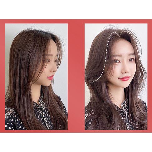 Hộp 2 Lô uốn tóc mái bay xoăn sóng tự dính kiểu dáng Hàn Quốc