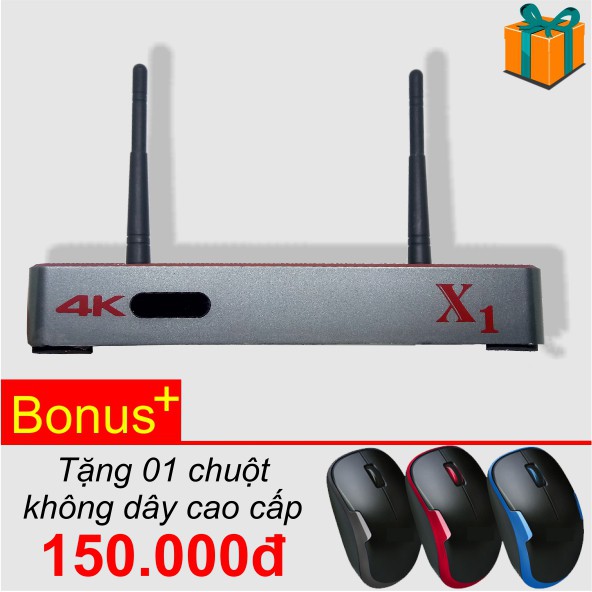 Smart box thông minh Telebox X1 -Tặng chuột không dây cao cấp