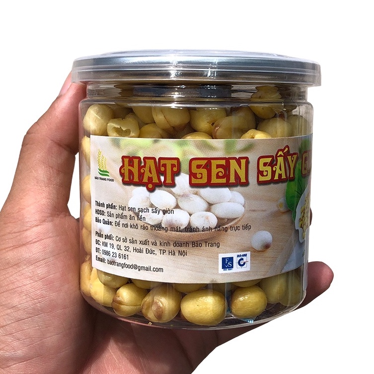 170g hạt sen sấy giòn cho người ăn kiêng và giảm cân ĂN VẶT IMINT FOOD