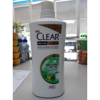 Dầu gội clear mát lạnh bạc hà 650g