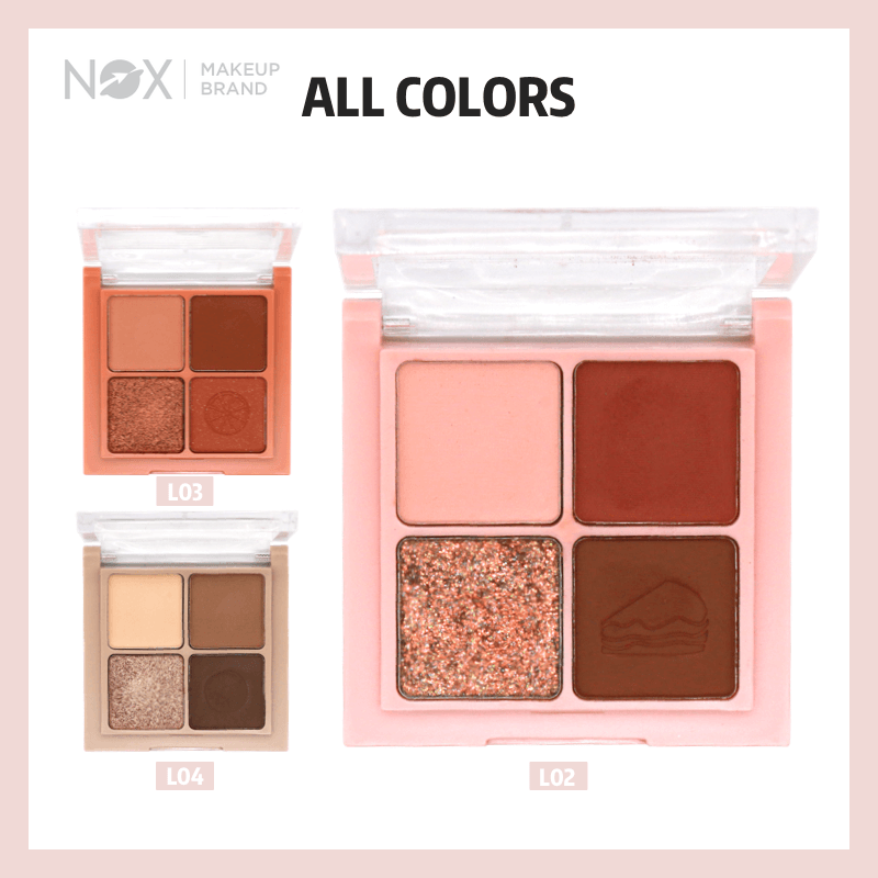 Bảng Phấn Mắt Nox 4 Màu Thời Trang Cho Nữ 4.8g | BigBuy360 - bigbuy360.vn