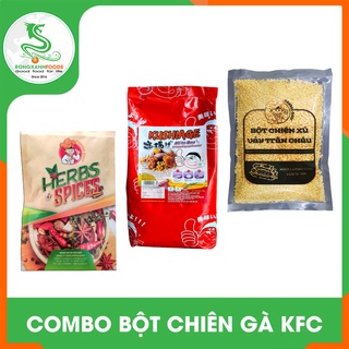 COMBO CHIÊN GÀ SIÊU NGON ( KUSHIAGE+TRÂN CHÂU VẢY CAM+BỘT TẨM ƯỚP GÀ)